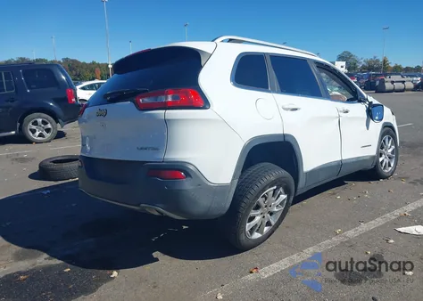 2014 Jeep Cherokee Limited z USA, uszkodzony, nr VIN 1C4PJMDS8EW183862